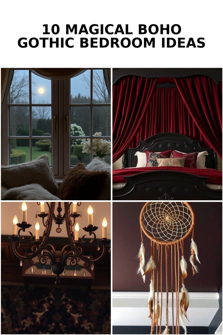 10 Festive Boho Gothic Bedroom Ideas