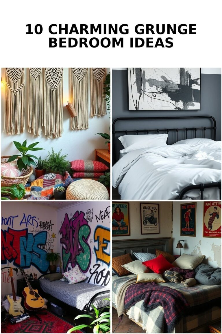 10 Enchanting Grunge Bedroom Ideas