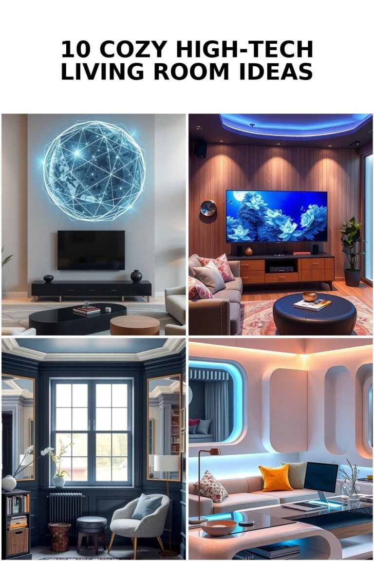 10 Cozy High-Tech Living Room Ideas