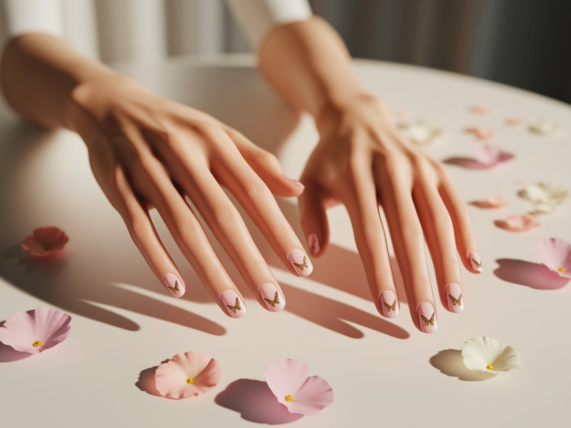 Botanical Butterfly Elegance