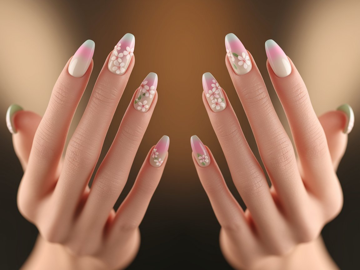 Blossoms On A Pastel Canvas