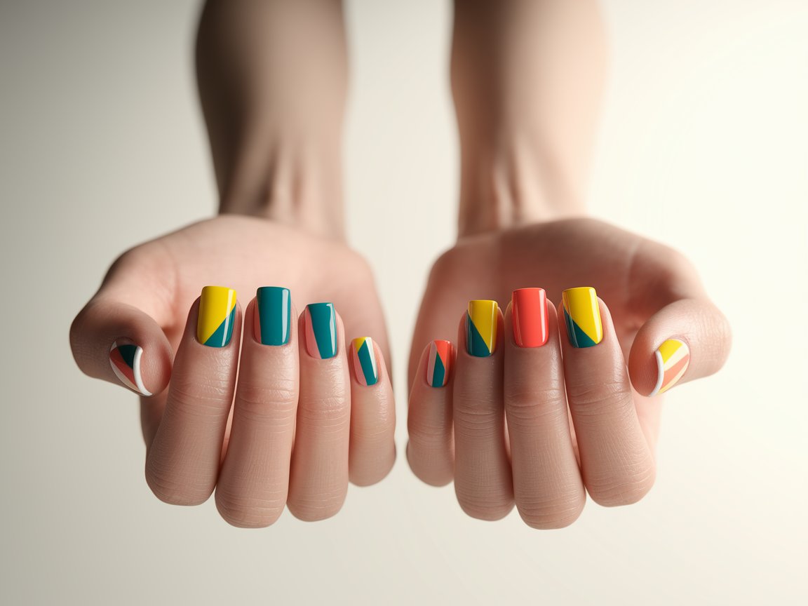 Vivid Color Block Chic