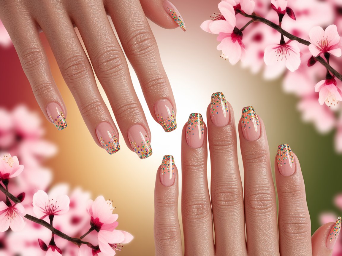 Confetti Tips In Bloom