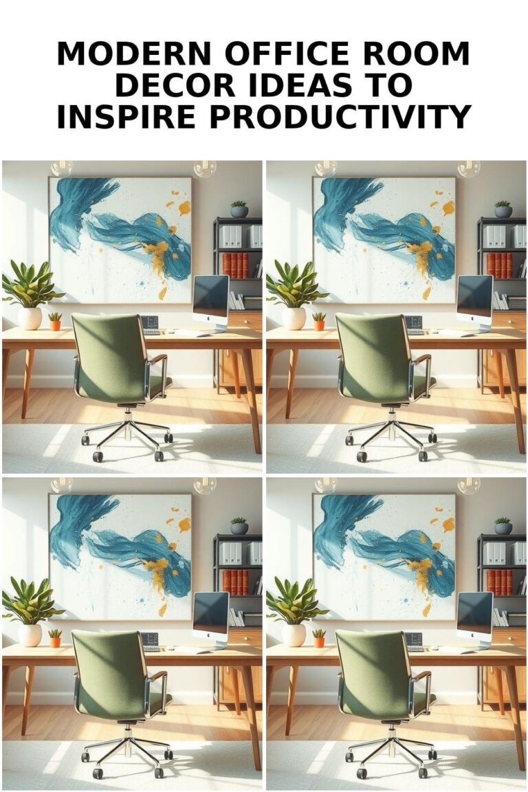 Fresh Office Room Decor Ideas To Boost Productivity