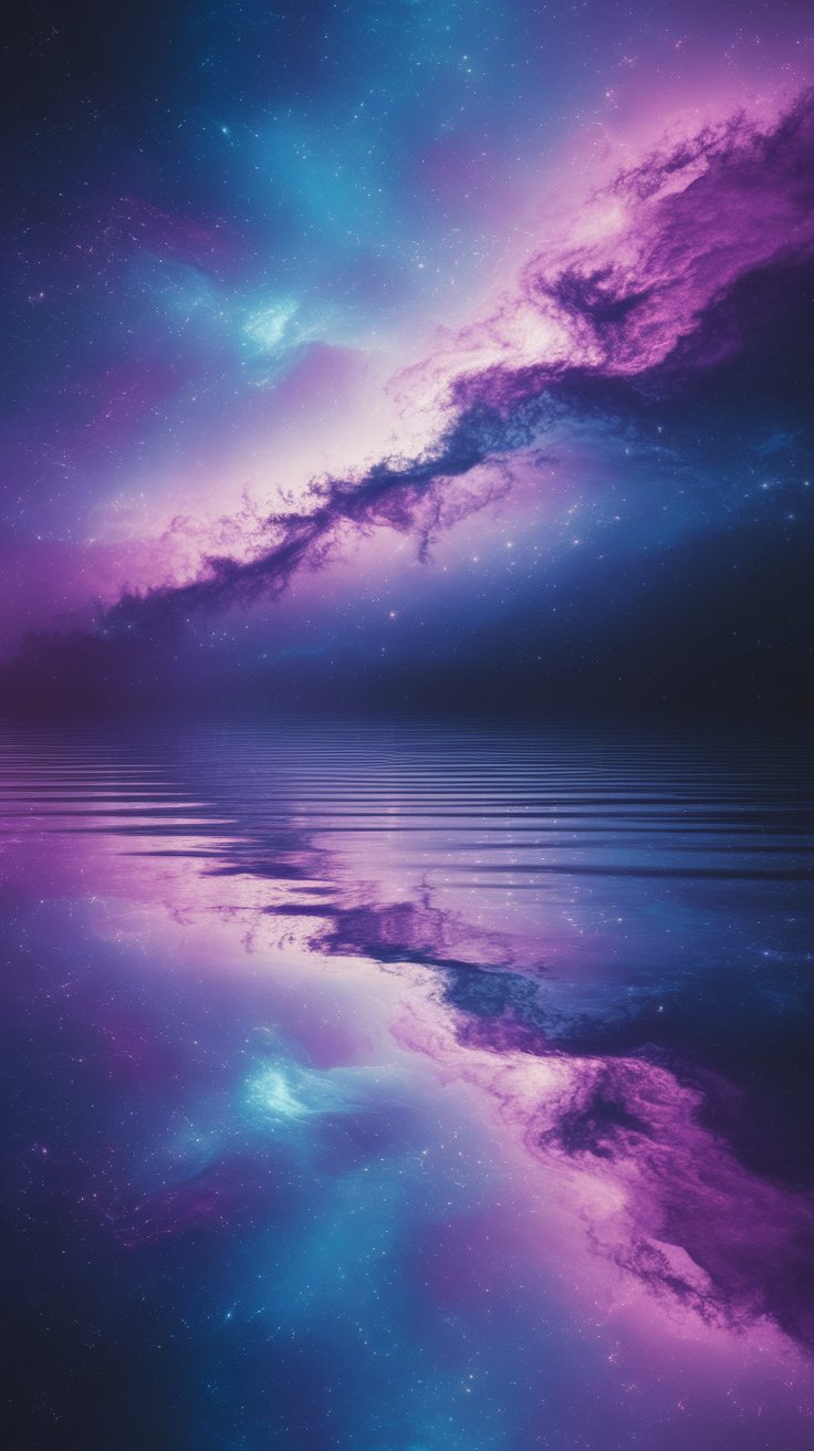 Cosmic Reflections At Dusk