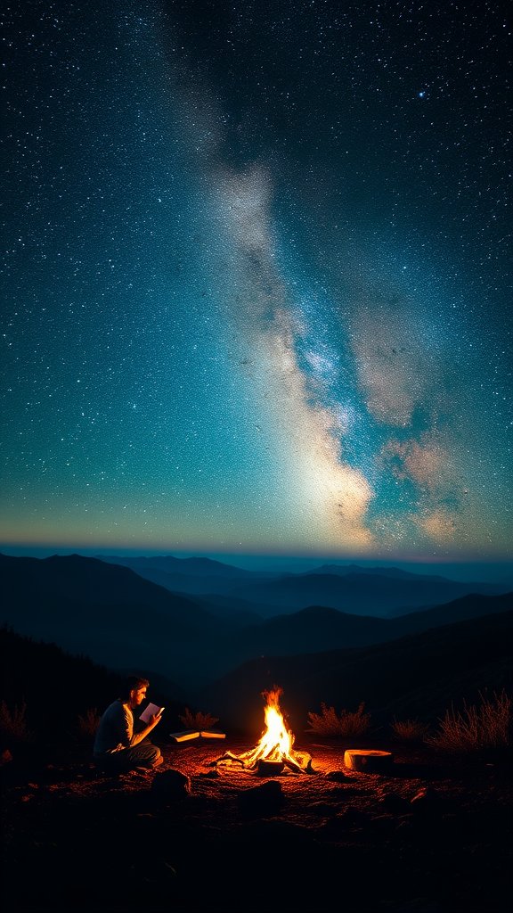 Starlit Reflections By The Fire