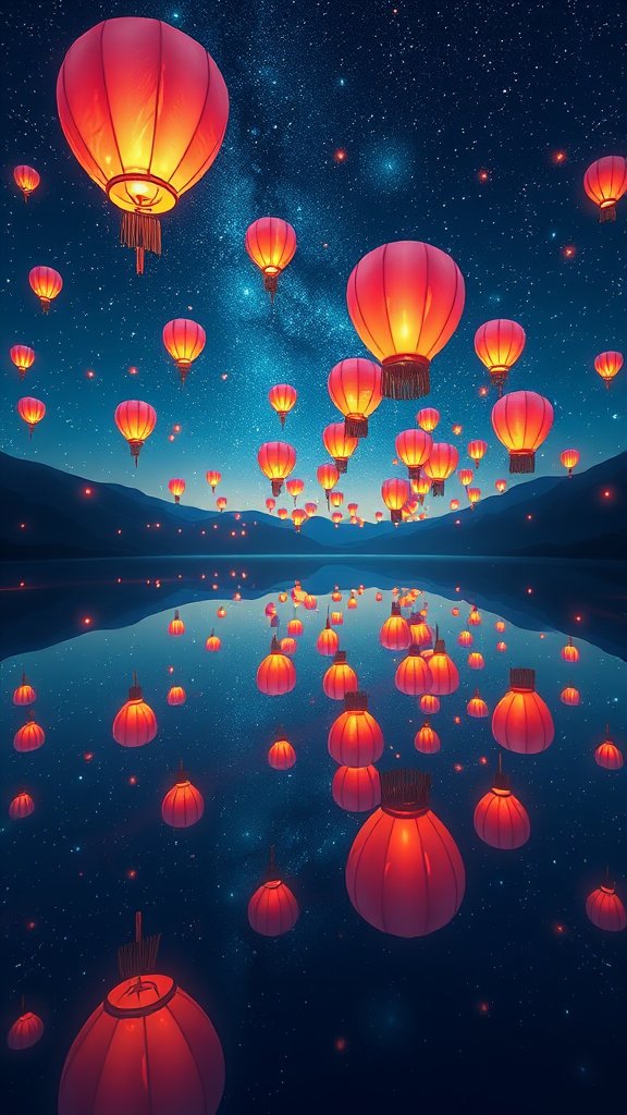 Starry Night Reflections