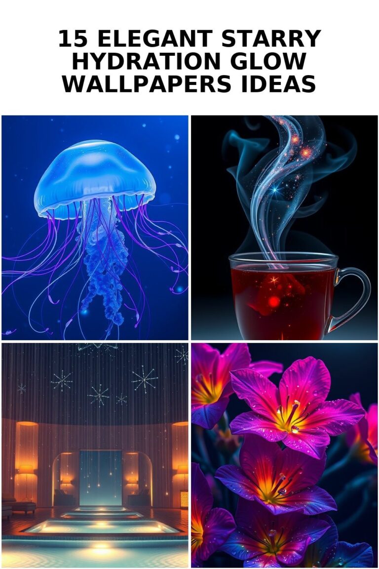 15+ Starry Hydration Glow Phone Wallpapers for a Radiant Vibe