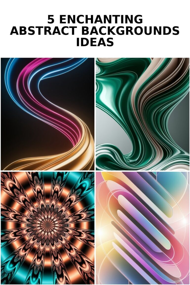 5 Charming abstract backgrounds Ideas