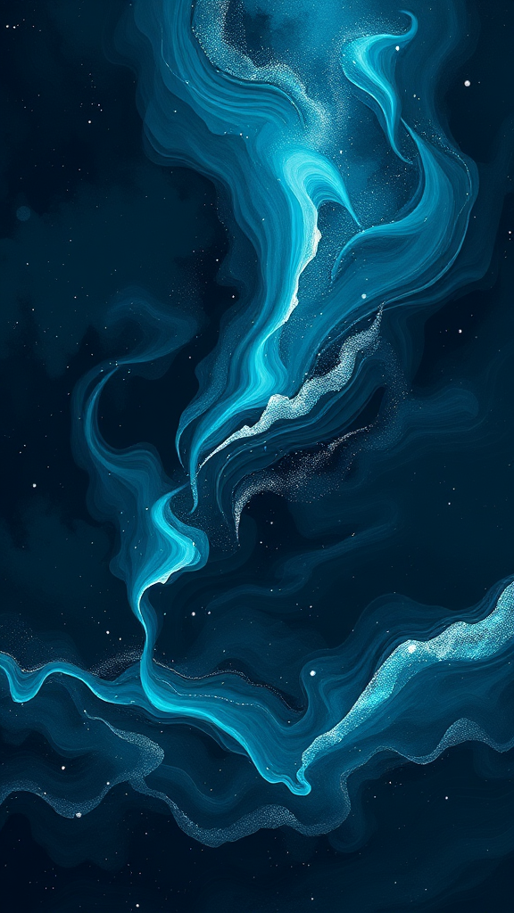 Aurora's Whisper: An Abstract Nightfall
