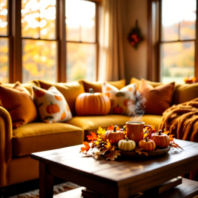 Autumn Embrace: A Cozy Retreat