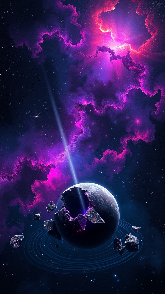 Celestial Symphony of Colorful Chaos