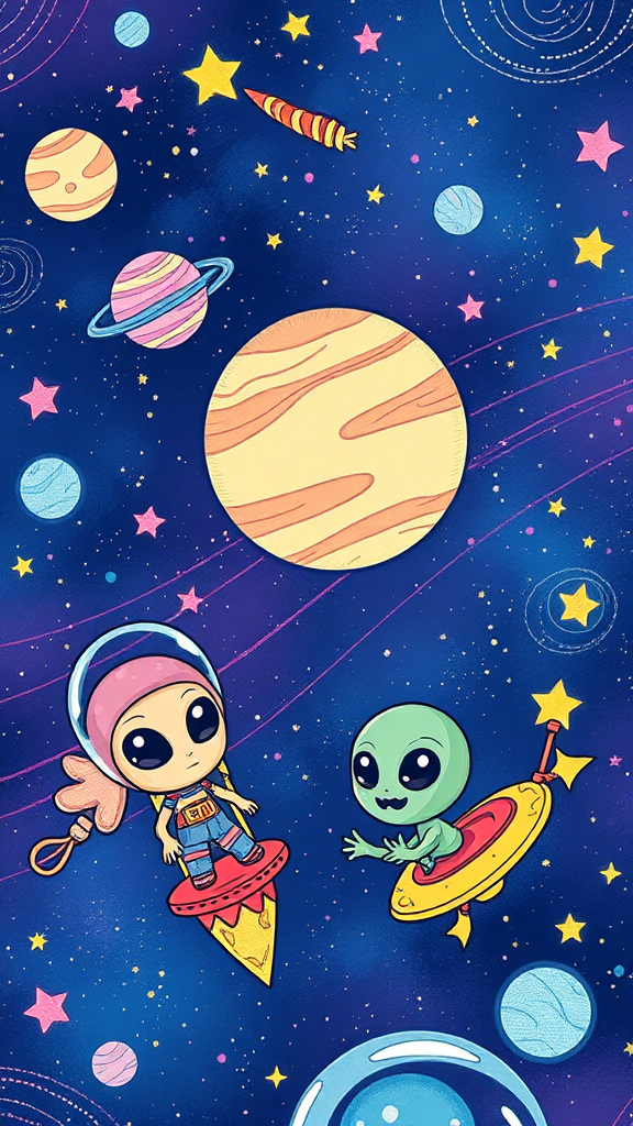 Cosmic Cuties: Aliens Among the Stars