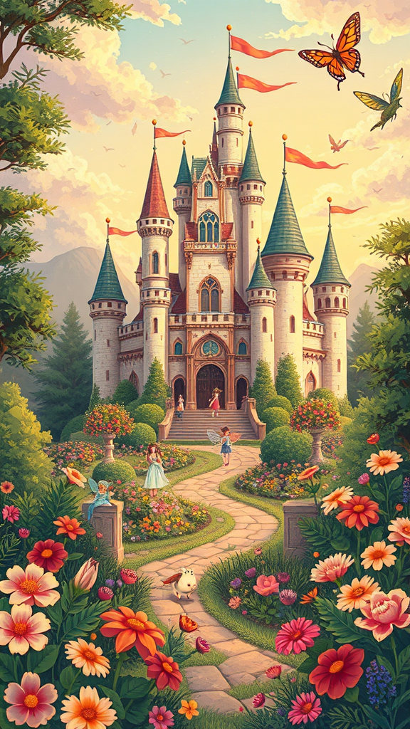 Garden Guardians: A Castle's Enchantment