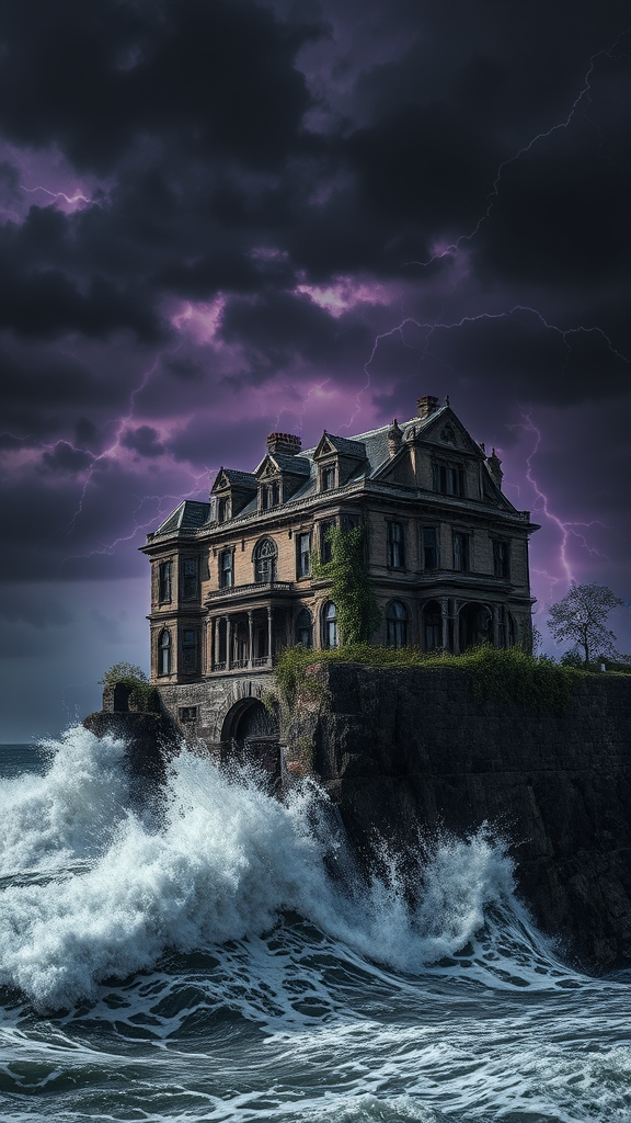 Ghostly Whispers of the Cliffside Ruins