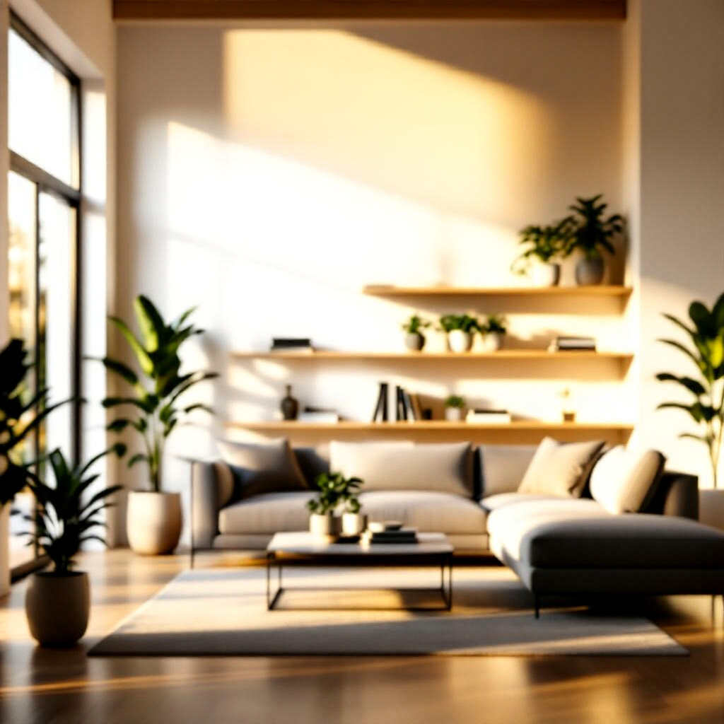 Golden Embrace in Minimalist Serenity