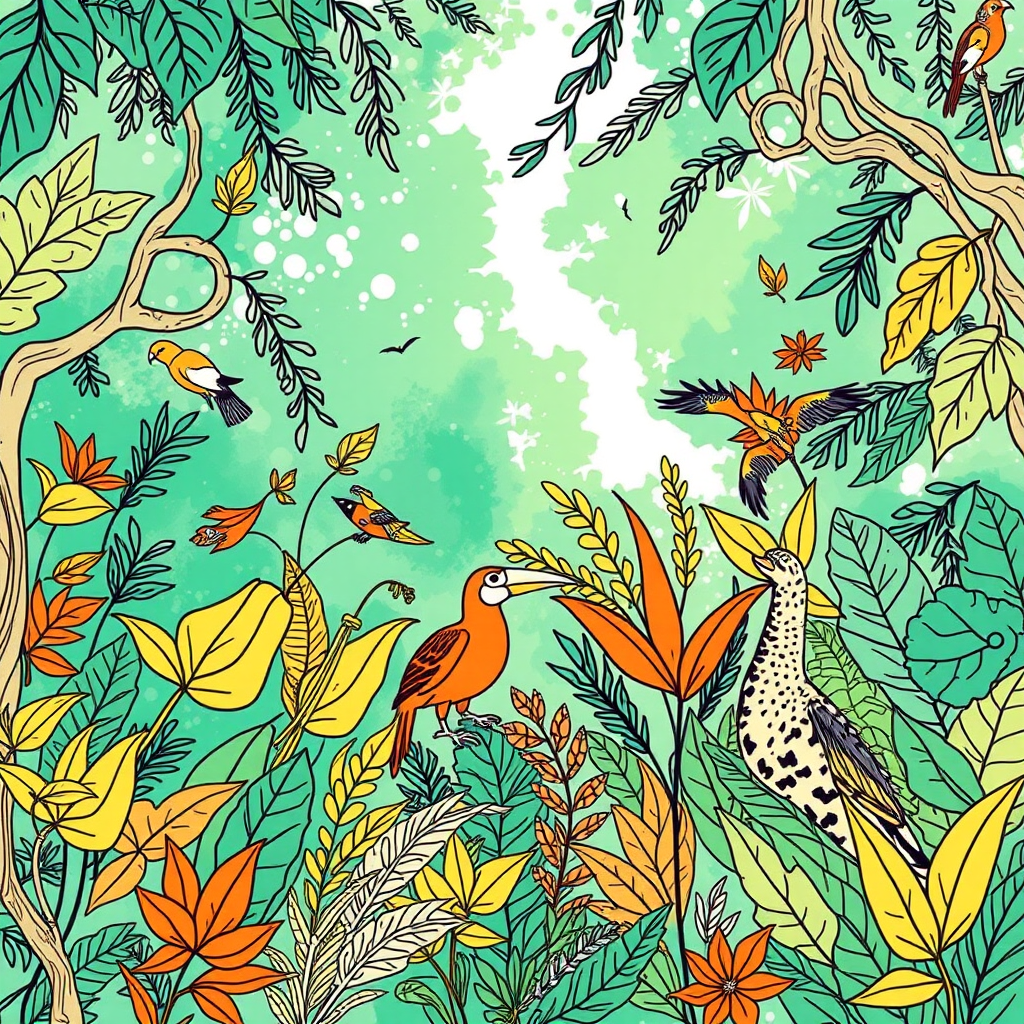 Jungle Dreams in Continuous Curves