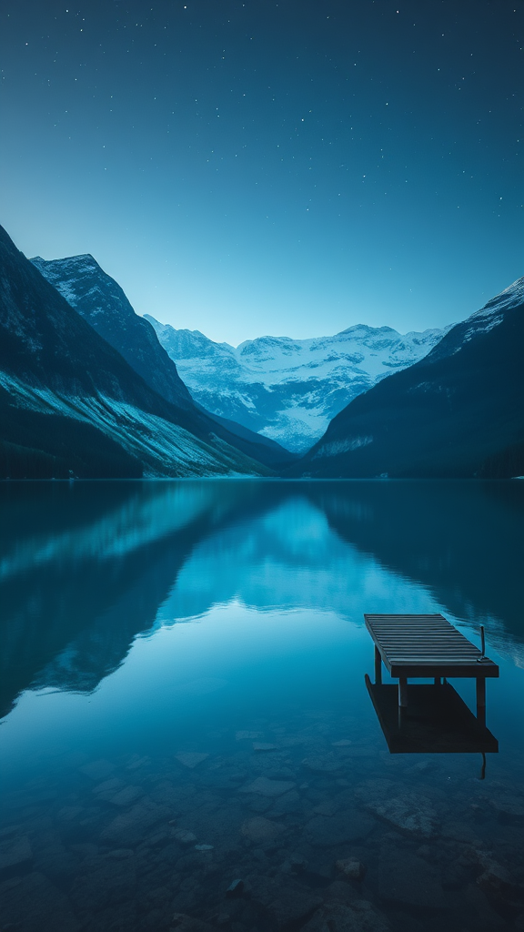 Mirror of Twilight: Reflecting Mountain Majesty
