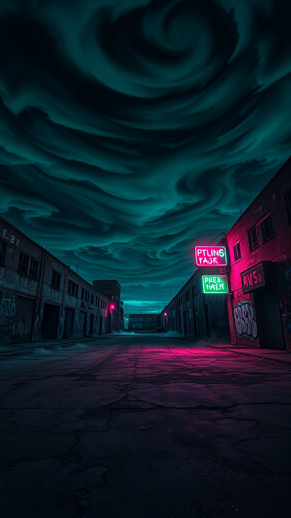 Neon Ghosts of a Forgotten City