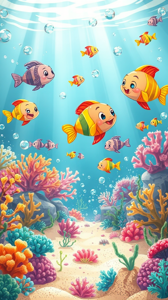 Ocean's Playground: Dance of the Fish