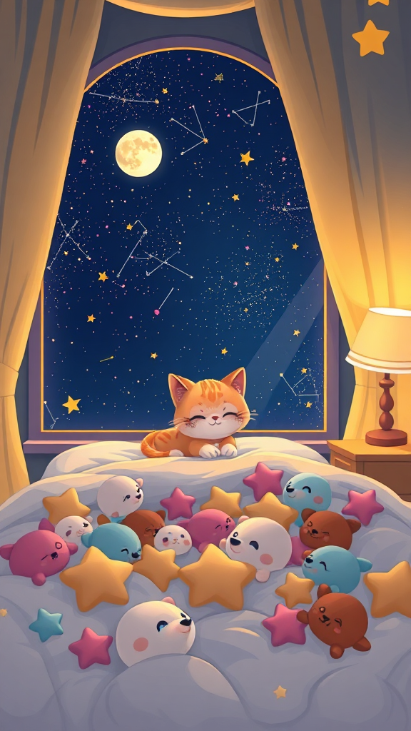 Plush Paradise: A Cat's Cozy Retreat