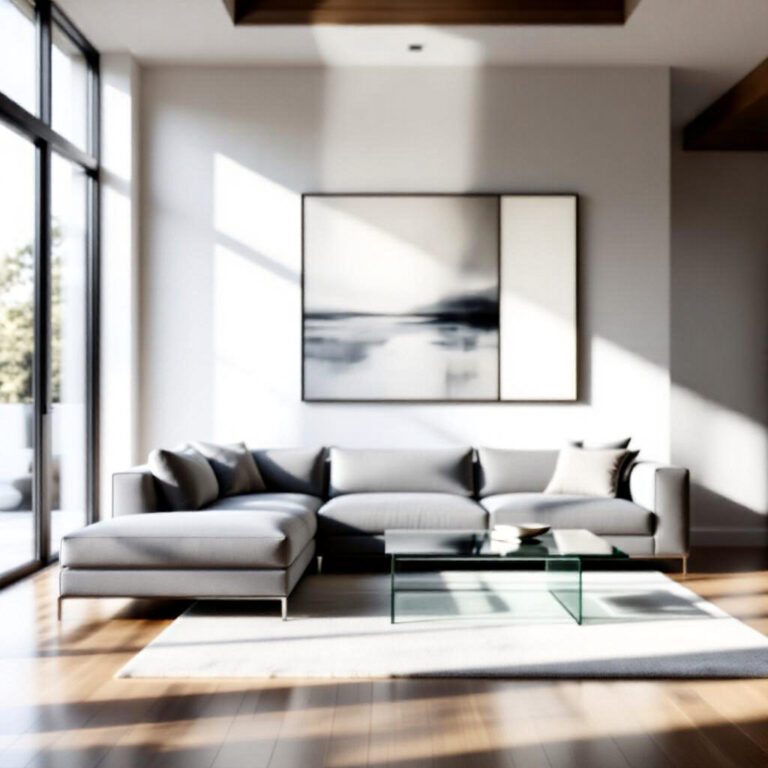 Serene Simplicity: A Monochrome Retreat