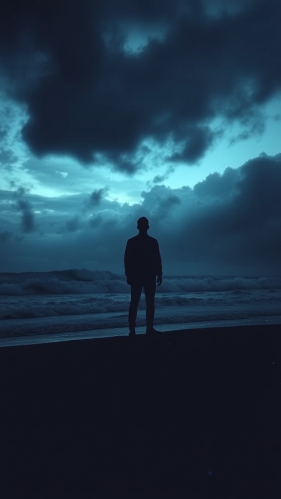 Solitary Echoes on the Stormy Shore