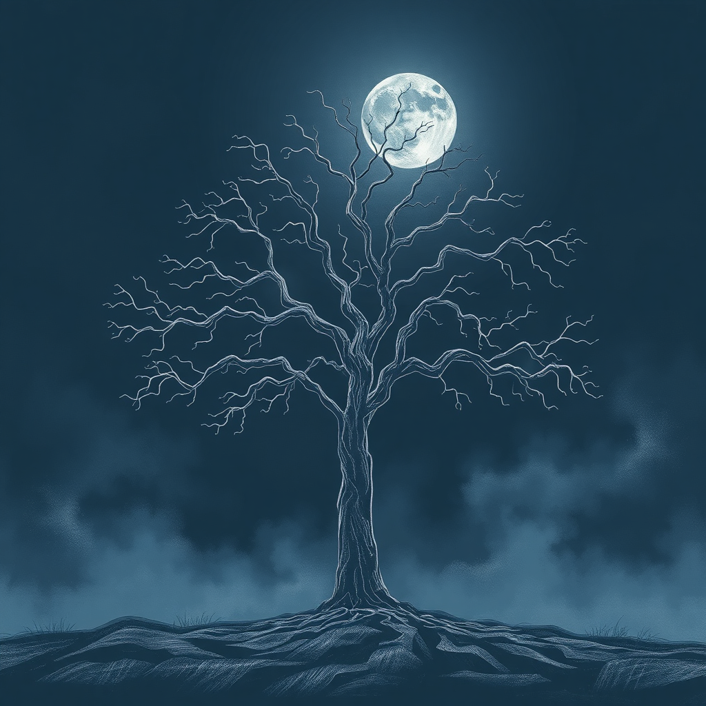 Solitude Beneath the Twisted Canopy