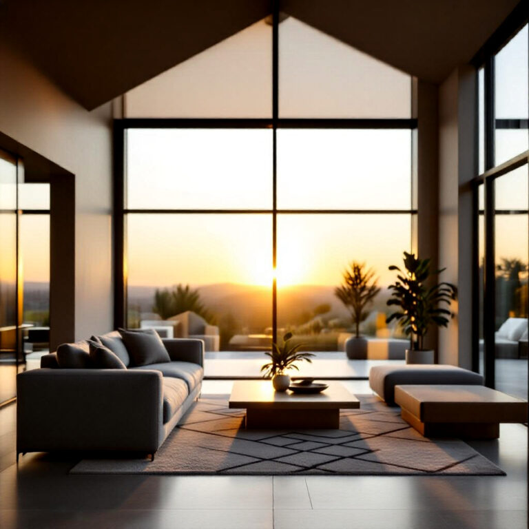 Sunlit Serenity: Minimalist Retreat