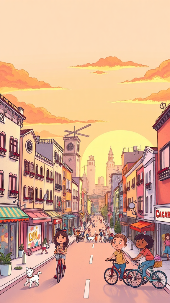 Sunset Serenade: The City Comes Alive