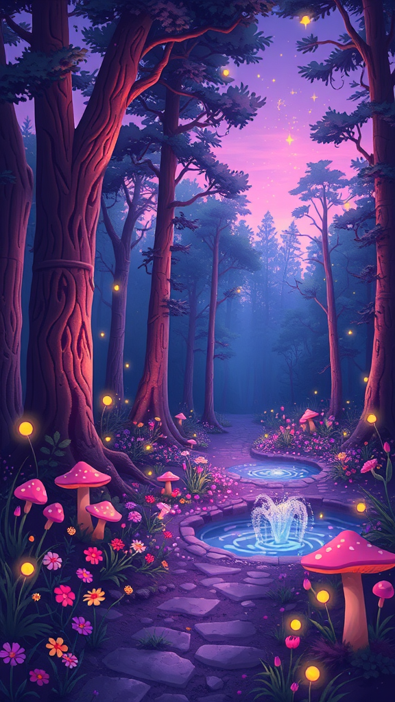 Twilight Magic in a Dreamy Forest