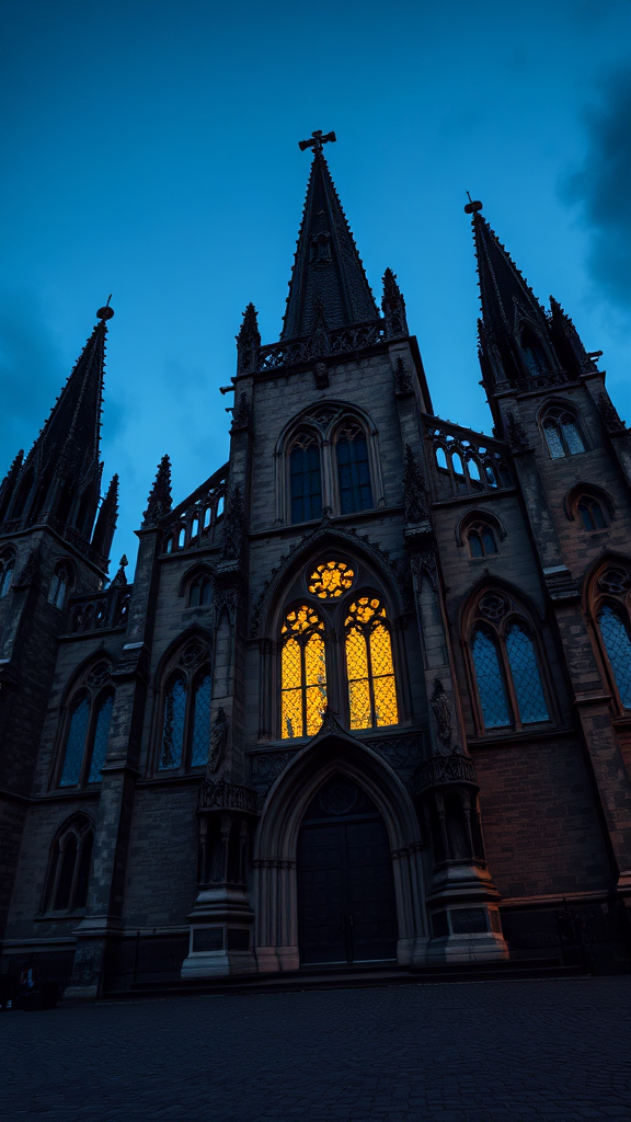Twilight Serenity of the Gothic Spires