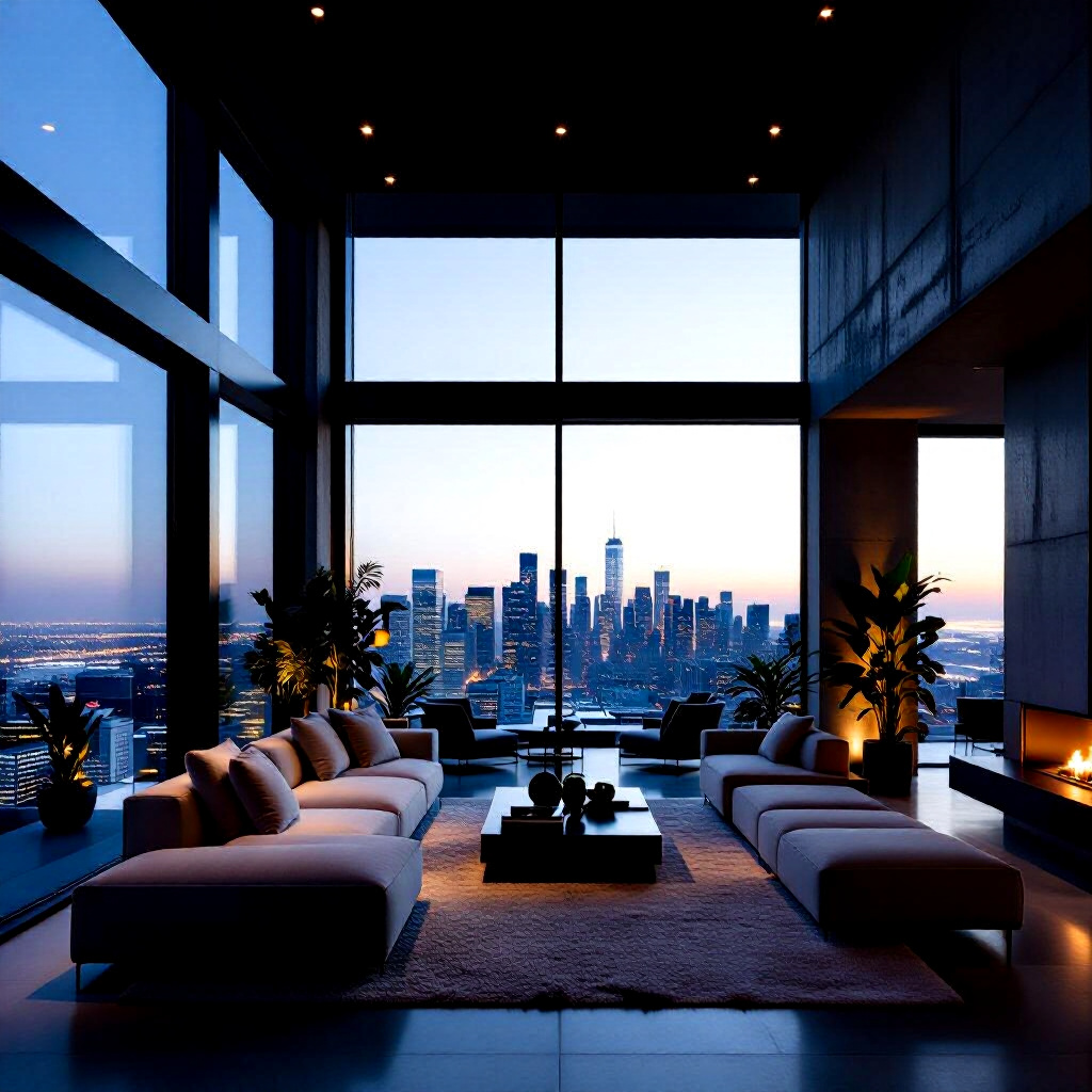Urban Oasis: Minimalism Meets Cityscape