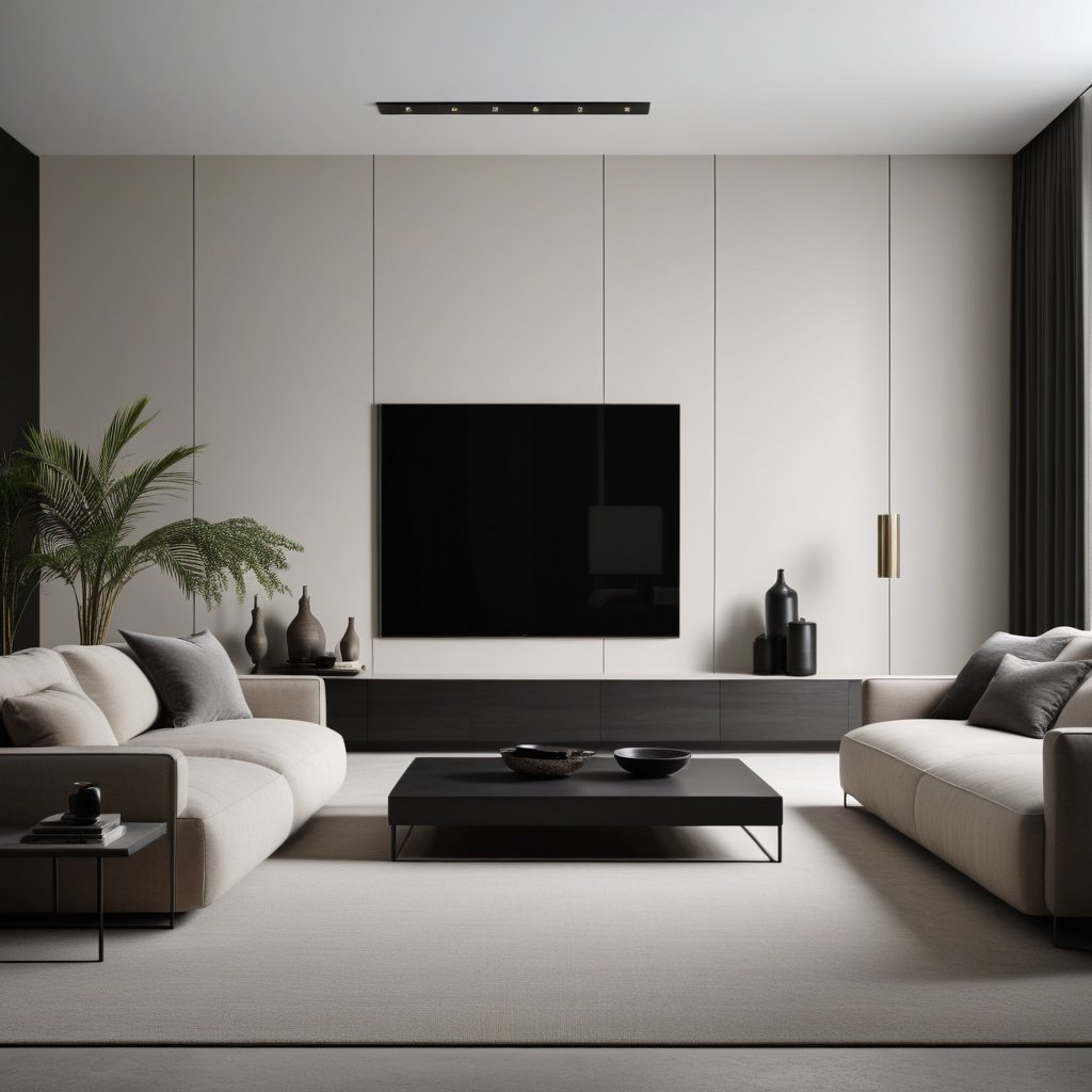 Bold Contrast in Contemporary Comfort