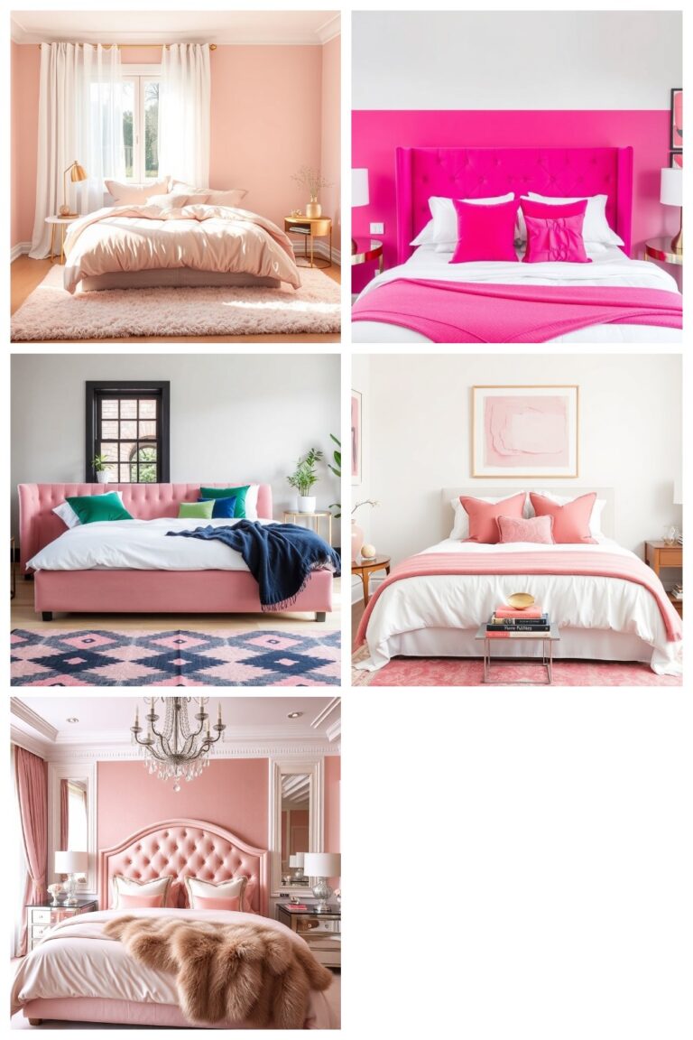 Pretty in Pink: Inspiring Bedroom Decor Ideas for a Chic Retreat