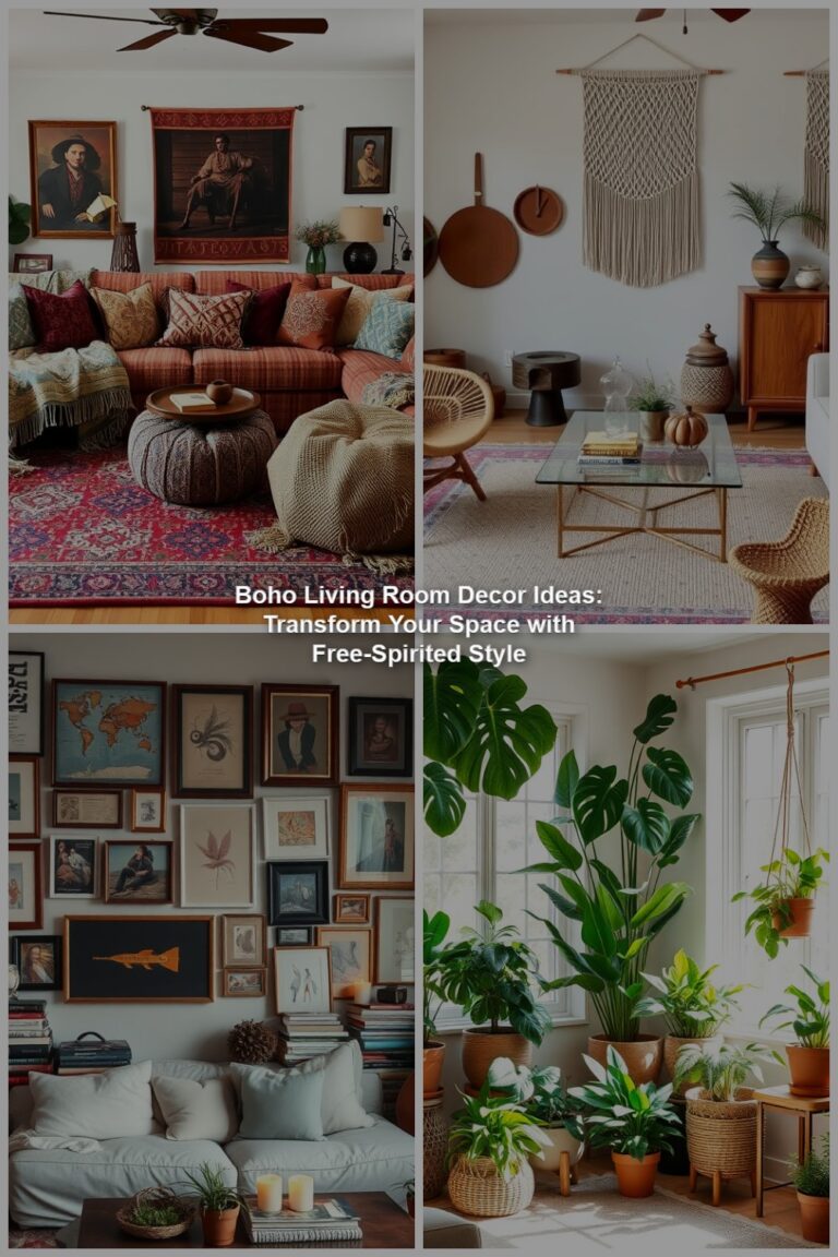 Boho Living Room Decor Ideas: Transform Your Space with Free-Spirited Style