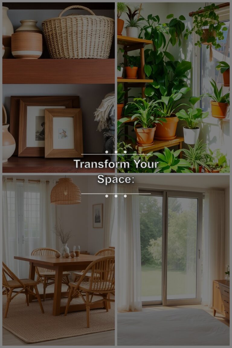 Transform Your Space: Inspiring Natural Home Decor Ideas