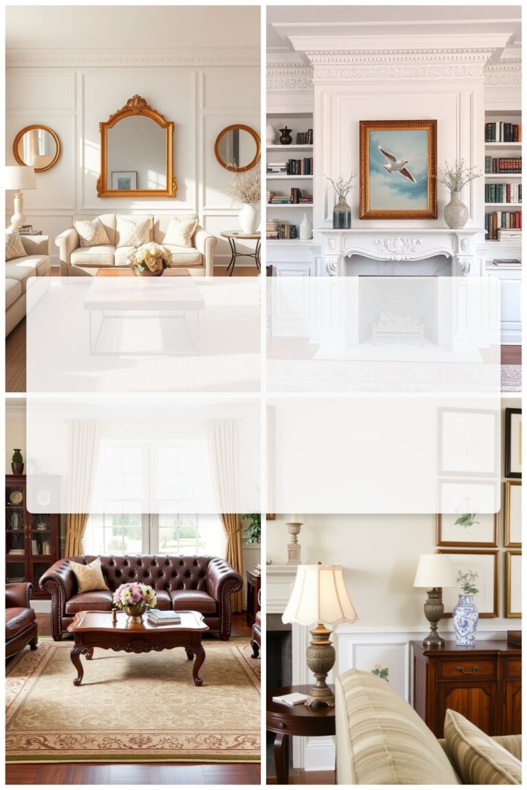 Timeless Touches: Classic Living Room Decor Ideas for Elegant Spaces