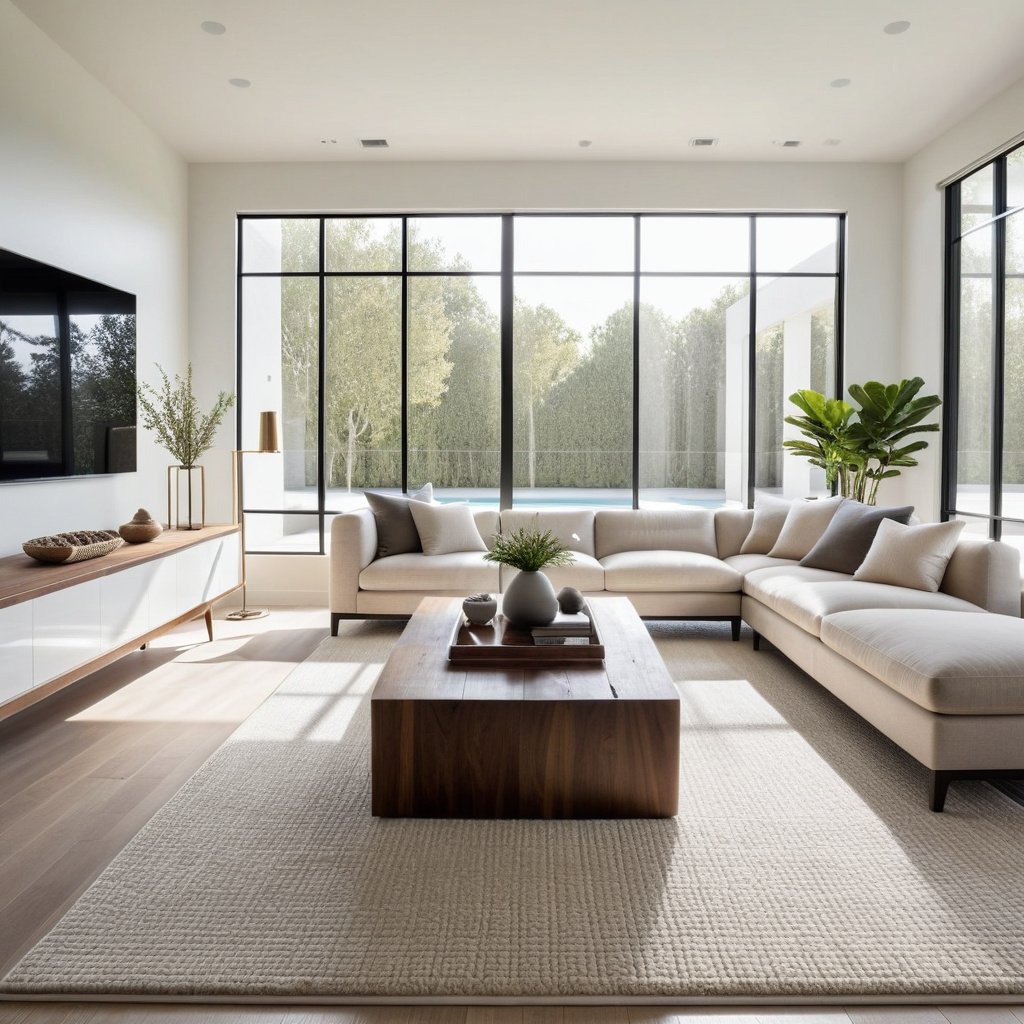 Minimalist Bliss: Where Light Embraces Peace