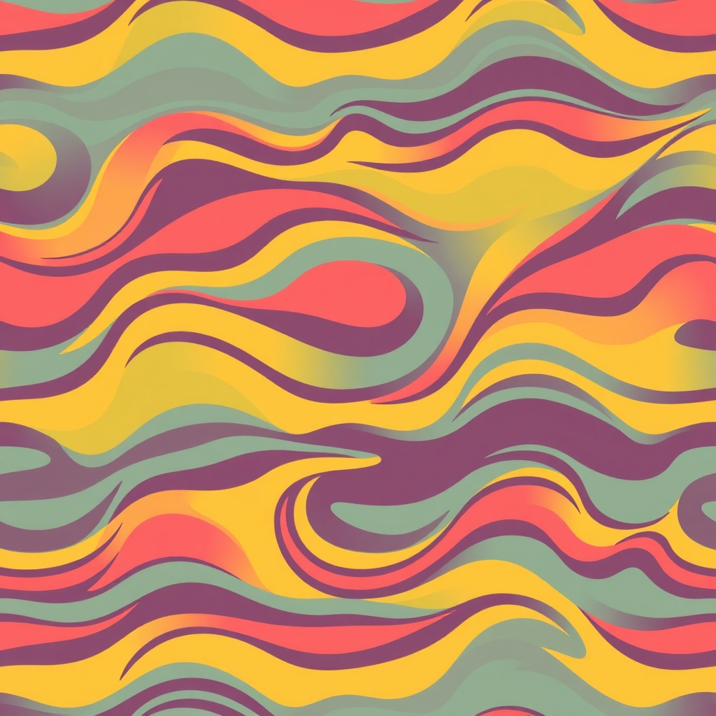 Fluid Waves Pattern 1 Pattern Preview