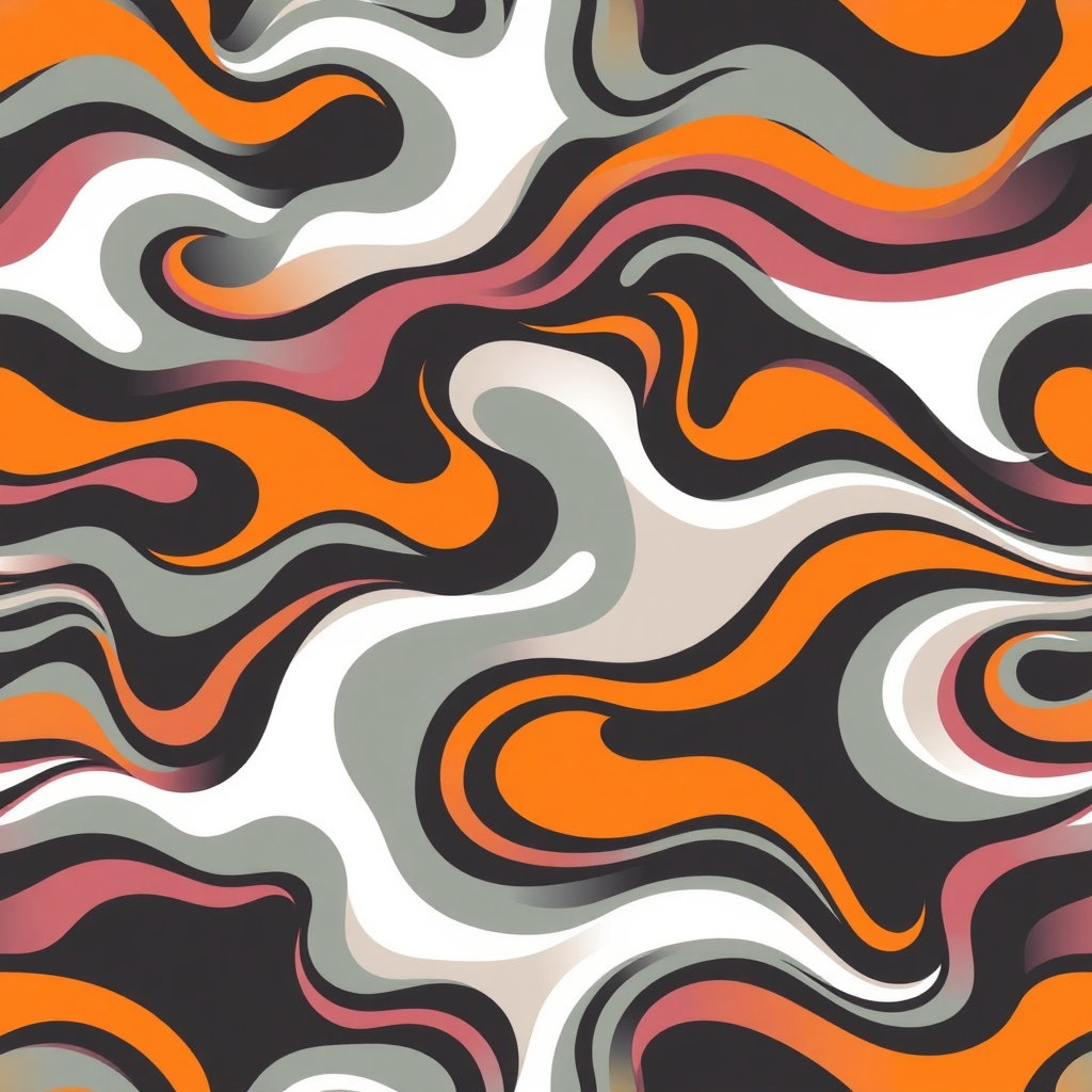 Fluid Waves Pattern 3 Pattern Preview