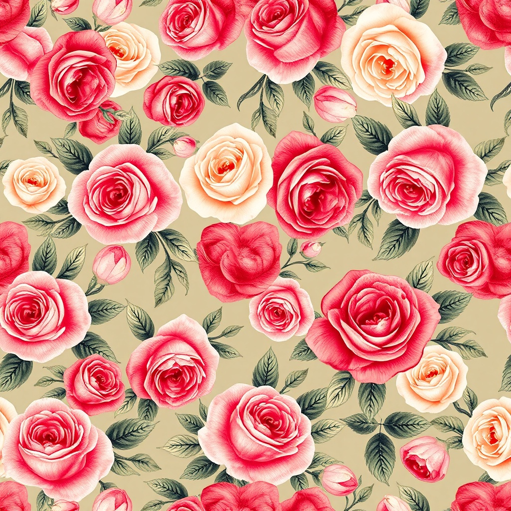 Rose Garden Pattern 5 Pattern Preview
