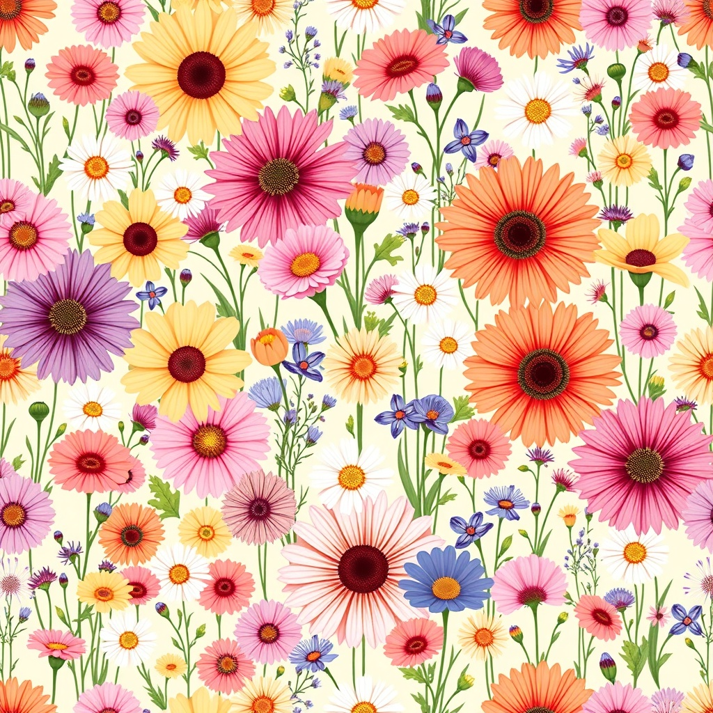 Wildflower Meadow Pattern 5 Pattern Preview