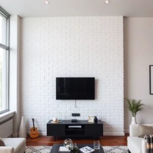 Read more about the article 26 Minimalist Living Room TV Wall Design Ideas