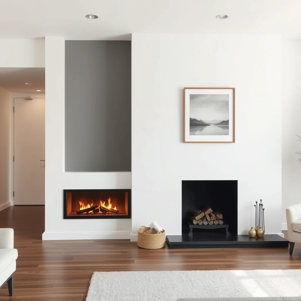 You are currently viewing 26 Minimalist Living Room with Fireplace Decor Ideas