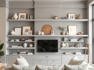Read more about the article 25 Ways to Style Open Shelves in Your Living Room