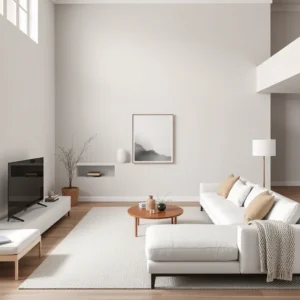 Read more about the article 28 Renter-Friendly Minimalist Living Room Decor Ideas