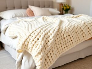 Read more about the article 21 Cozy Bedroom Ideas with Chunky Knit Blankets