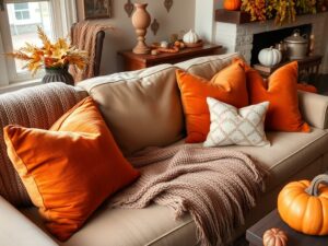 Read more about the article Embrace Autumn: Transform Your Living Room with Seasonal Decor