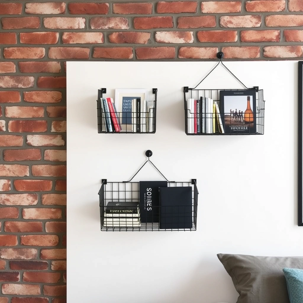 You are currently viewing 27 Industrial Bedroom Organization Ideas with Wire Storage Baskets